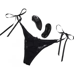 Chiloți Vibratori Little Black Thong Chiloți Vibratori Little Black Thong pe Vibreaza.ro