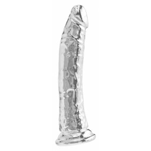 Clear Dong 25cm Transparent pe Vibreaza.ro