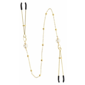 Cleme Pentru Sfârcuri Deluxe Chain Auriu pe Vibreaza.ro