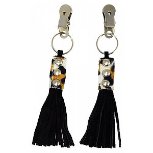 Cleme Pentru Sfârcuri din Piele Rimba Negru pe Vibreaza.ro