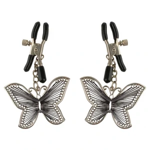 Cleme Sfârcuri Butterfly Argintiu Cleme Sfârcuri Butterfly Argintiu pe Vibreaza.ro