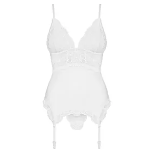 Corset Alb Elegant Obsessive 810-COR Corset Alb Elegant Obsessive 810-COR pe Vibreaza.ro