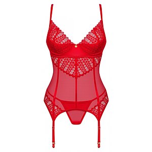 Corset Obsessive Ingridia Roșu pe Vibreaza.ro