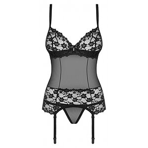 Corset Obsessive Letica Negru pe Vibreaza.ro