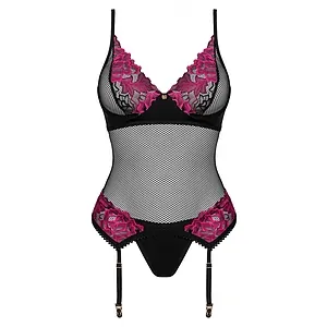 Corset Obsessive Rosenty Roz pe Vibreaza.ro