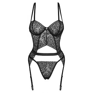 Corset Obsessive Yaskana Negru pe Vibreaza.ro