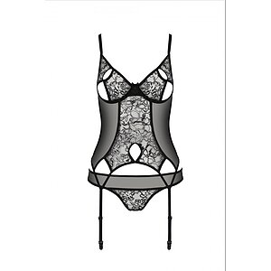 Corset Passion Eco Primula Negru pe Vibreaza.ro