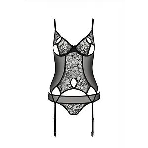 Corset Passion Eco Primulă Negru pe Vibreaza.ro
