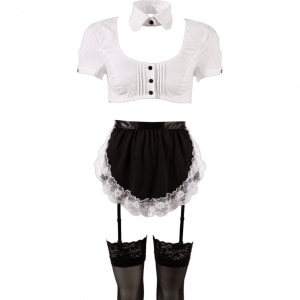 Costum Emmalyn Menajeră Cottelli Collection Negru S