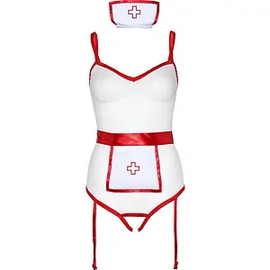 Costum Leg Avenue Nurse Roleplay Alb pe Vibreaza.ro