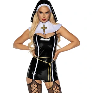 Costum Leg Avenue Sinful Sister Negru Costum Leg Avenue Sinful Sister Negru pe Vibreaza.ro