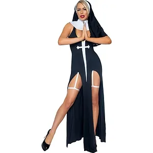 Costum Leg Avenue Sultry Sinner Negru pe Vibreaza.ro