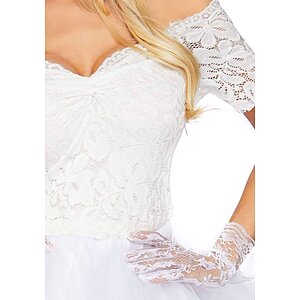 Costum Mireasă Leg Avenue Alb M-L