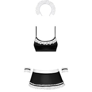 Costum Obsessive Maid Negru pe Vibreaza.ro