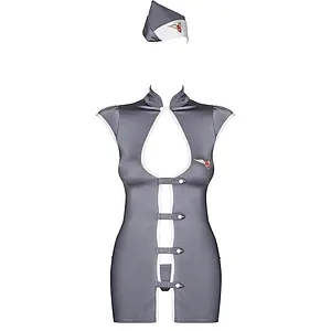 Costum Obsessive Stewardesă Gri pe Vibreaza.ro