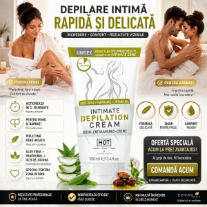 Cremă de Epilare pentru Zona Intimă cu Spatulă 100 ml