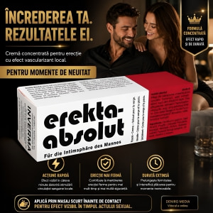 Cremă Inverma Erekta Absolut pentru Erecție la Bărbați 18 ml