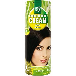 Cremă nuanțatoare, 3, Colour Cream Dark Brown, Hennaplus, Cremă nuanțatoare, 3, Colour Cream Dark Brown, Hennaplus, pe Vibreaza.ro