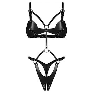 Crotchless Body Dame Controle Negru pe Vibreaza.ro