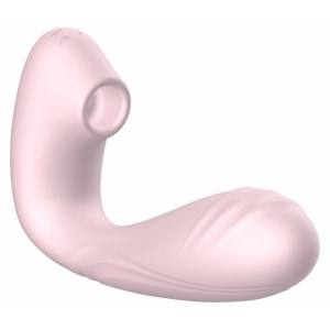 Crushious Pookie Stimulator cu Dublă Stimulare, Reîncărcabil Roz pe Vibreaza.ro