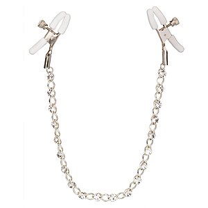 Cleme Sfârcuri Crystal Chain Argintiu pe Vibreaza.ro