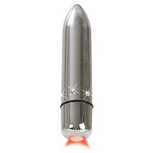 Crystal High Intensity Ou Vibrator Argintiu pe Vibreaza.ro