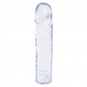 Dildo Classic 20.3cm Transparent pe Vibreaza.ro