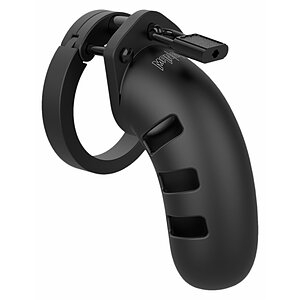 Cușcă de Castitate Man Cage Silicon Model 21 Negru pe Vibreaza.ro