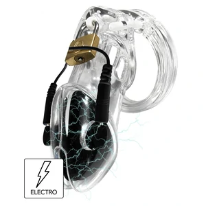 Cușcă Penis Electrică Discretă cu Telecomandă Transparent Cușcă Penis Electrică Discretă cu Telecomandă Transparent pe Vibreaza.ro