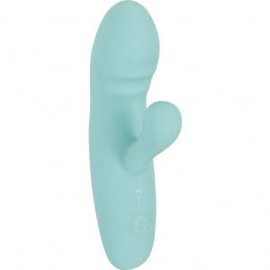 cuties Mini Iepuraș – 8 Moduri, Reîncărcabil, Discret Albastru pe Vibreaza.ro