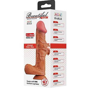 Debra curbat 10,2 cm — Dildo Ergonomic cu Ventuză pe Vibreaza.ro
