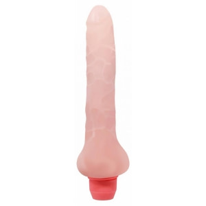 Debra Flexi Vibe Flesh - Vibrator Realist Flexibil 17 cm pe Vibreaza.ro
