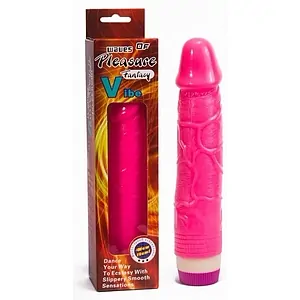 Debra Vibe Pink Vibrator Discret cu Textură Realistă pe Vibreaza.ro