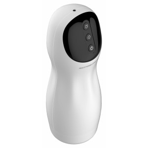 Deluxe Pro Masturbator Reîncărcabil cu Contracții și Vibrații Alb pe Vibreaza.ro