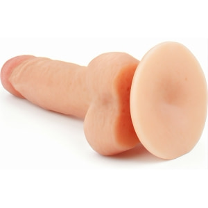 Dildo The Ultra Soft Dude cu Ventuză Flexibil