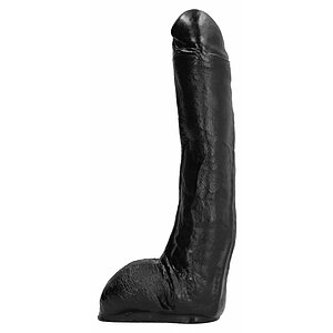 Dildo All Black 28 cm Negru pe Vibreaza.ro