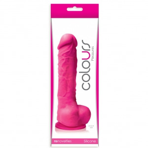 Dildo Cu Ventuză Colours Roz