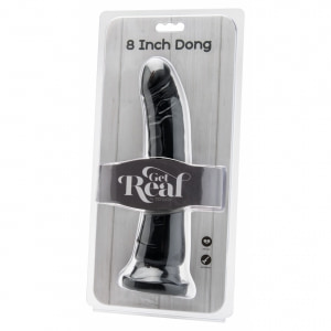 Dildo Cu Ventuză Get Real Negru