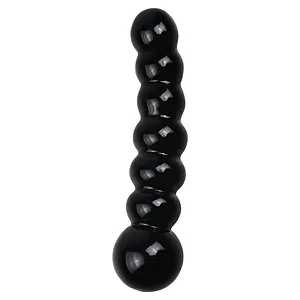Dildo din Sticlă Glass Romance Negru pe Vibreaza.ro