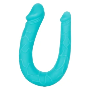 Dildo Dublu AC-DC Turcoaz Dildo Dublu AC-DC Turcoaz pe Vibreaza.ro