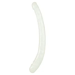 Dildo Dublu Lumino Play Transparent Dildo Dublu Lumino Play Transparent pe Vibreaza.ro