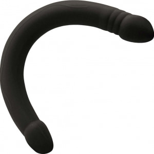 Dildo Dublu Real Double Do Negru pe Vibreaza.ro