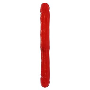 Dildo Dublu Seven Creations Rosu pe Vibreaza.ro