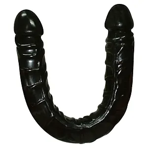 Dildo Dublu Ultra-Dongs Negru Dildo Dublu Ultra-Dongs Negru pe Vibreaza.ro
