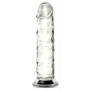 Dildo Flawless Clear 17.8cm Transparent pe Vibreaza.ro