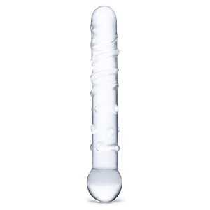 Dildo Glass Callisto Clear Transparent pe Vibreaza.ro