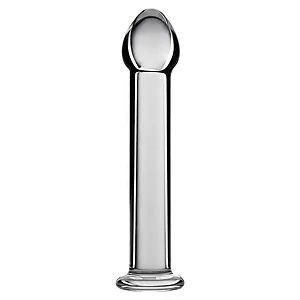Dildo Glass Romance Transparent pe Vibreaza.ro
