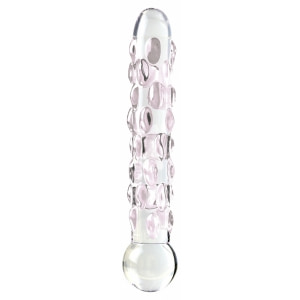 Dildo Icicles Hand Blown Glass 17.8cm Transparent pe Vibreaza.ro
