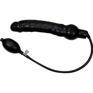 Dildo Latex Show Me Up Negru 25cm pe Vibreaza.ro