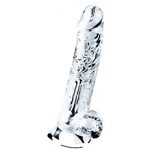 Dildo Lovetoy 19cm Flawless Transparent pe Vibreaza.ro